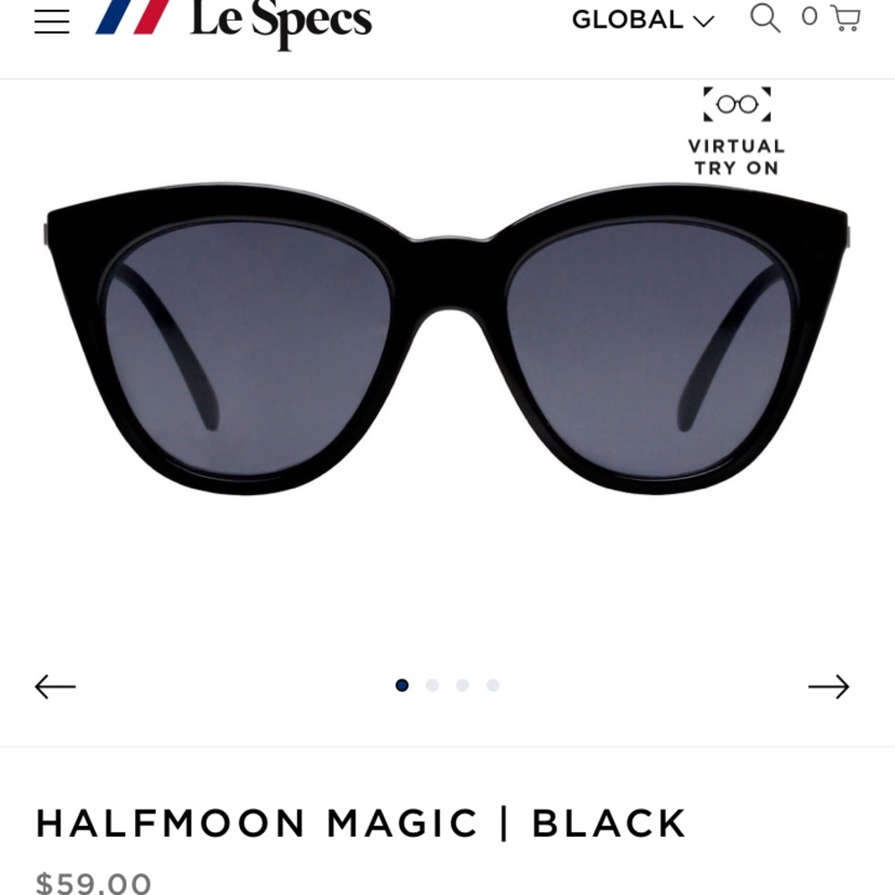 HALFMOON MAGIC | BLACK SUNGLASSES